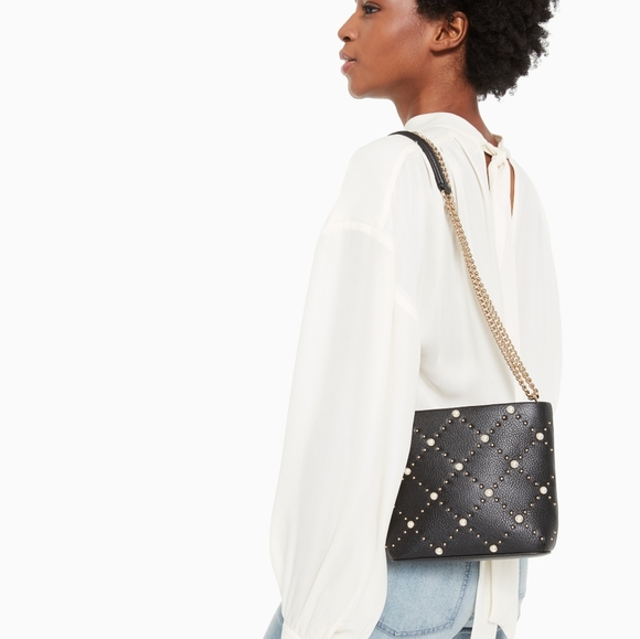 kate spade Handbags - SOLD Kate Spade Pearl Studded Bag